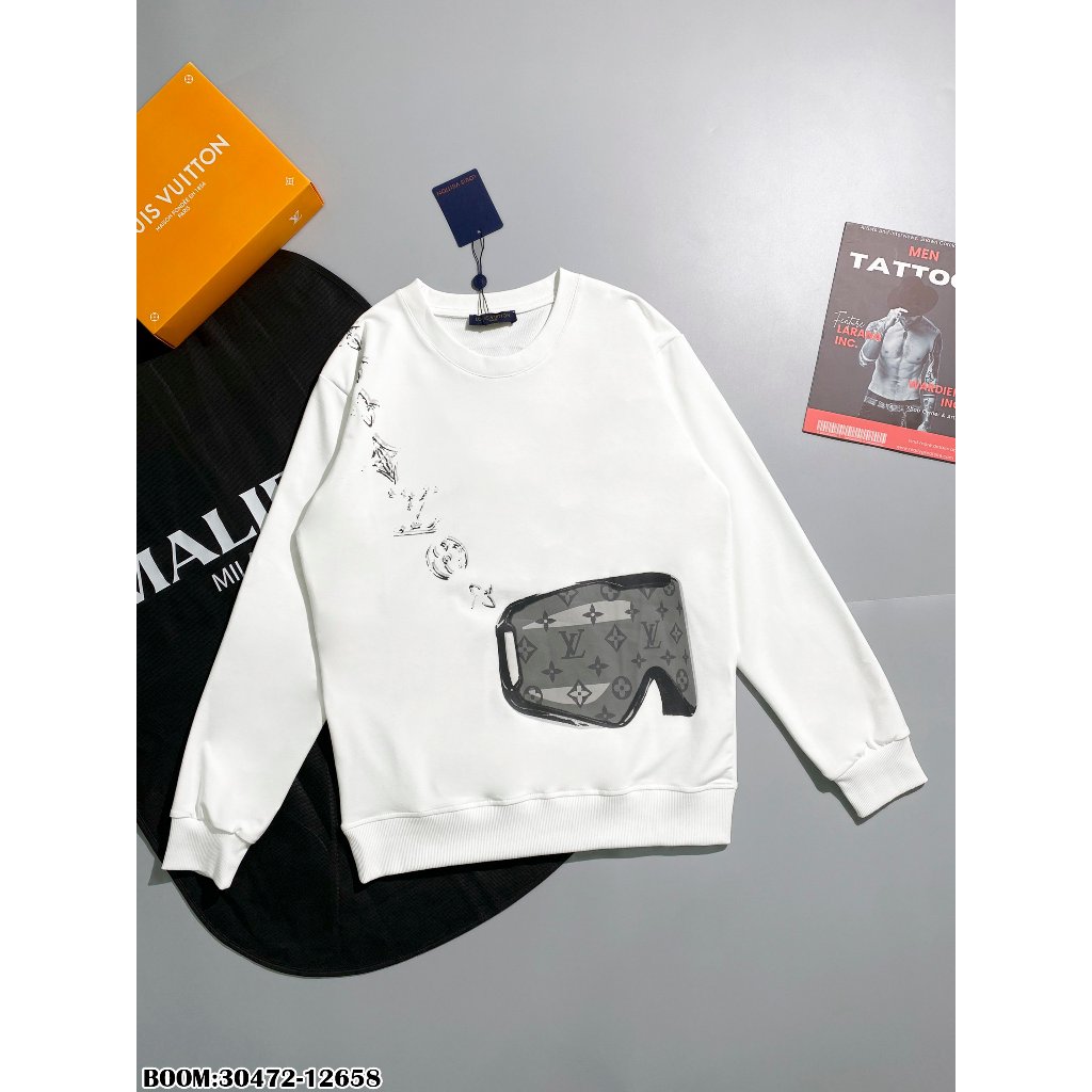 🔥Hot🔥Áo nỉ LV in hình túi thiết kế hot trend Nam nữ Thu Đông 2023