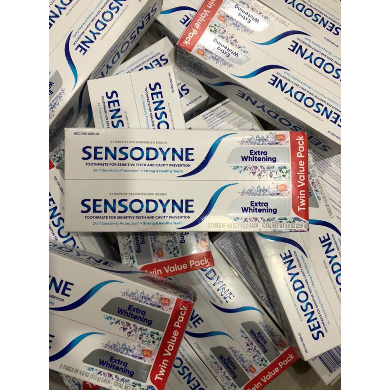 Kem đánh răng dành cho răng nhạy cảm Sensodyne Extra Whitening 113g