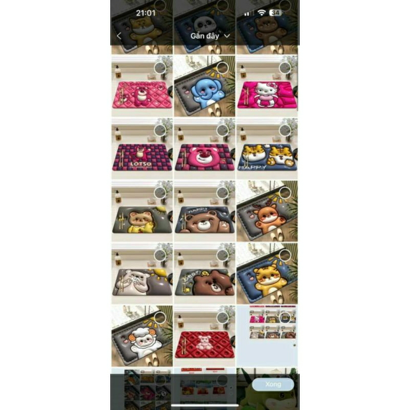 COMBO 4 THẢM CHÂN CHỐNG TRƠN