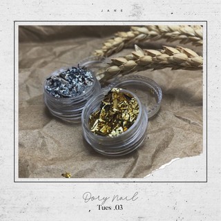 Giấy vàng/bạc trang trí móng