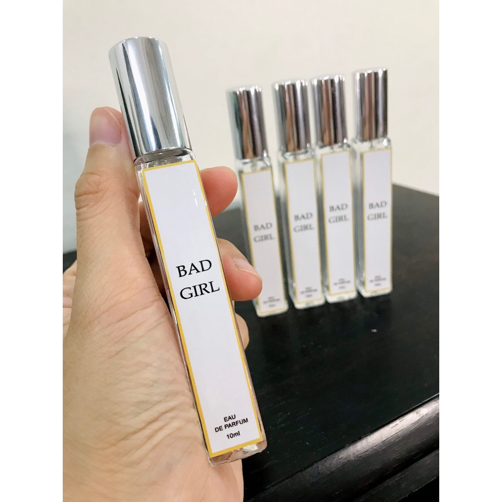 Nước Hoa Chiết Bad Girl - Nguyên Liệu Nhập Pháp Hương Thơm Quyến Rũ, Ngọt Ngào Chai 10ml - Dạng Xịt