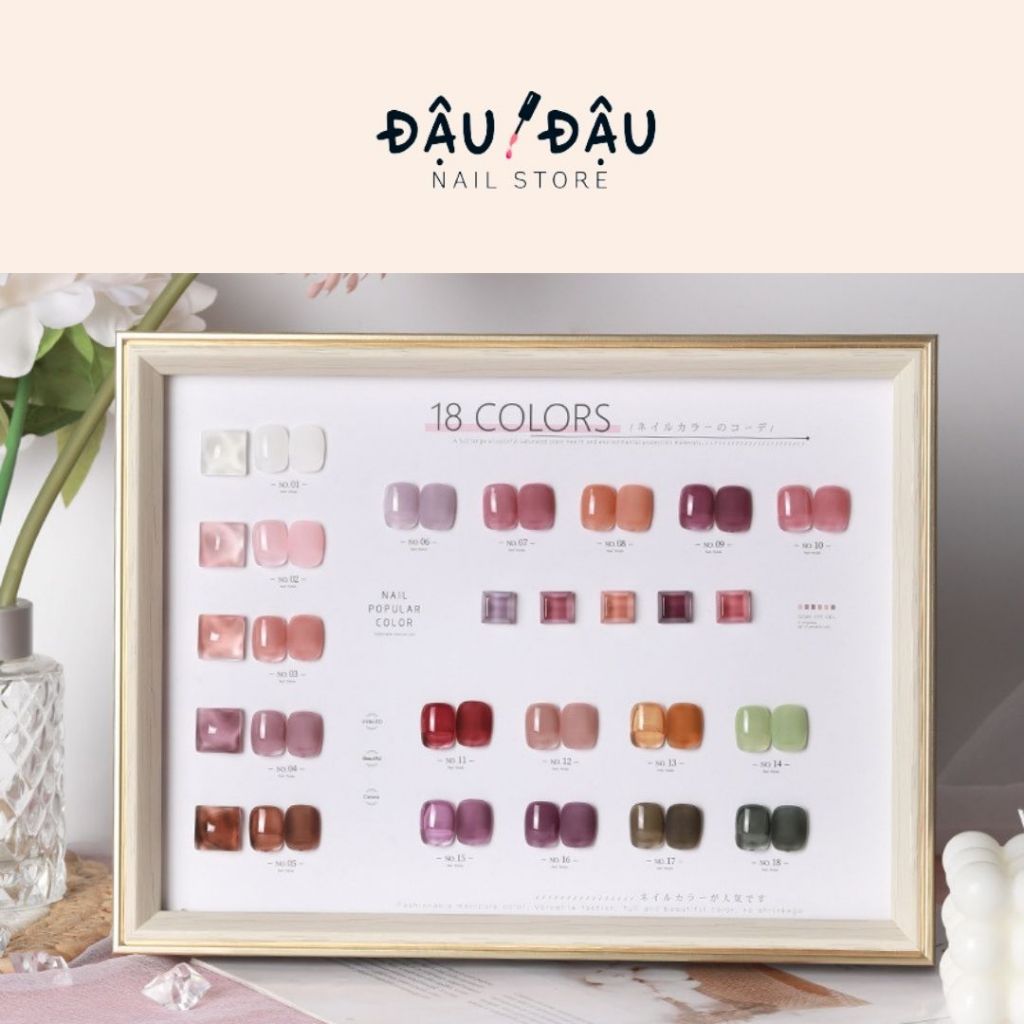 Sơn Gel Thạch Another Sexy 18 Màu tông màu Hàn Nhật