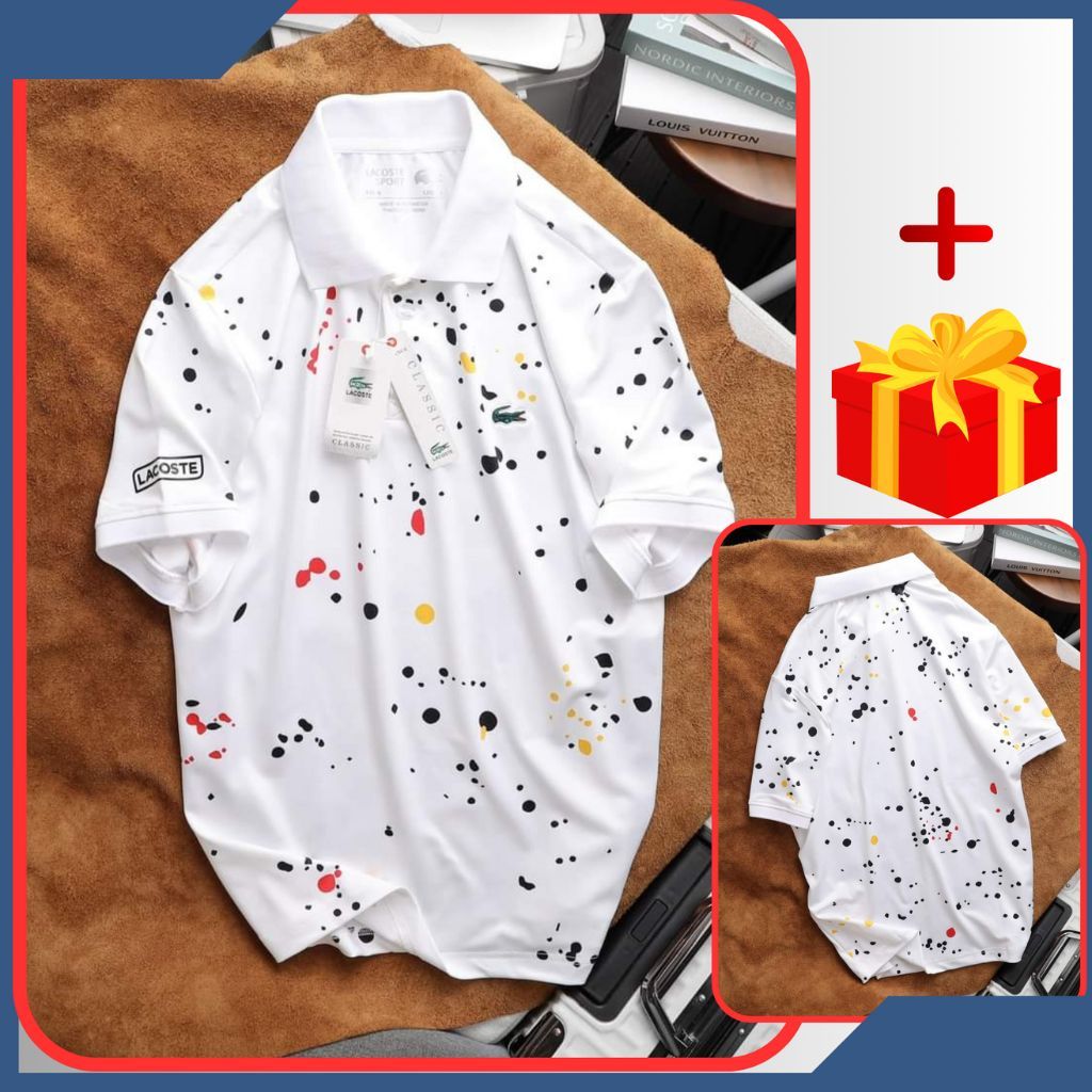Áo thun Nam đẹp cao cấp cá sấu Mã LC10 mẫu áo Polo được ưa chuộng bởi họa tiết trẻ trung chất thun poly mát mịn