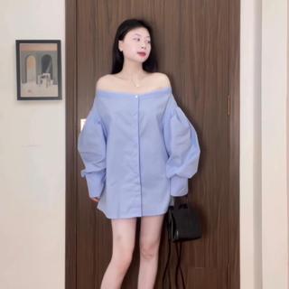  Áo Sơ Mĩ Trễ Vai Xinh 