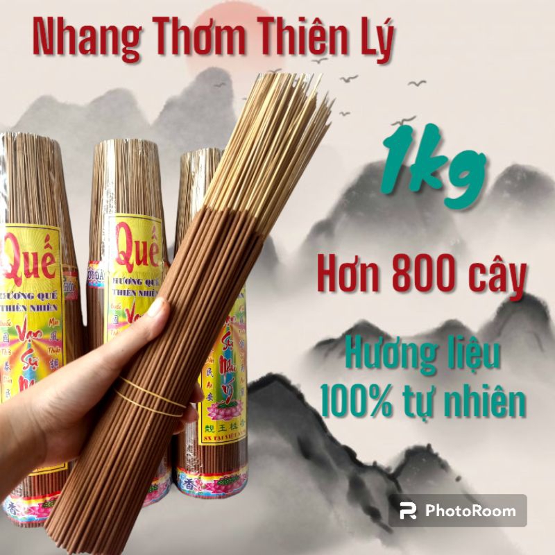 Combo 3 bó Nhang Quế Thiên Lý 1kg