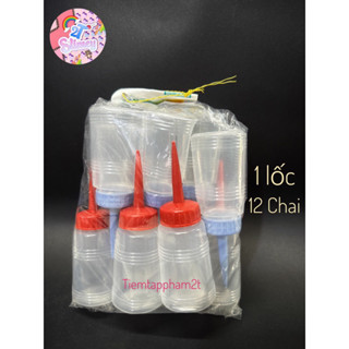COMBO 10 LỐC 120 CHAI / LỌ CHIẾT NHỰA 50ML RỖNG ĐỰNG KEO SỮA, DẦU MÁY, CHẤT LỎNG , ...