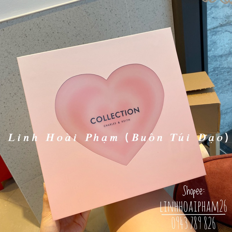 Túi kẹp nách Koa khoá vuông kèm hộp quà xịn