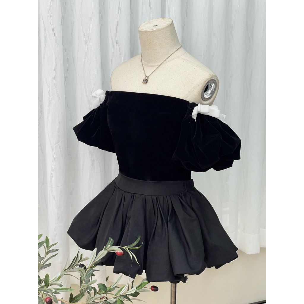 Set Áo Trễ Vai Chân Váy TKCC BAGEO