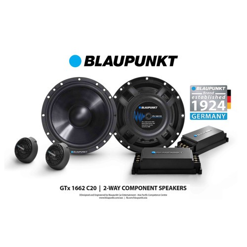 Bộ 4 Loa Ô Tô Kèm Phân Tần Blaupunkt GTX 1662 C20 Chính Hãng Âm Thanh Sắc Nét Dành Riêng Cho Người Am Hiểu