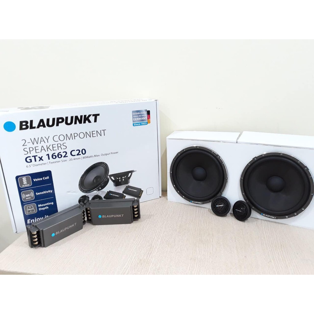 Bộ 4 Loa Ô Tô Kèm Phân Tần Blaupunkt GTX 1662 C20 Chính Hãng Âm Thanh Sắc Nét Dành Riêng Cho Người Am Hiểu