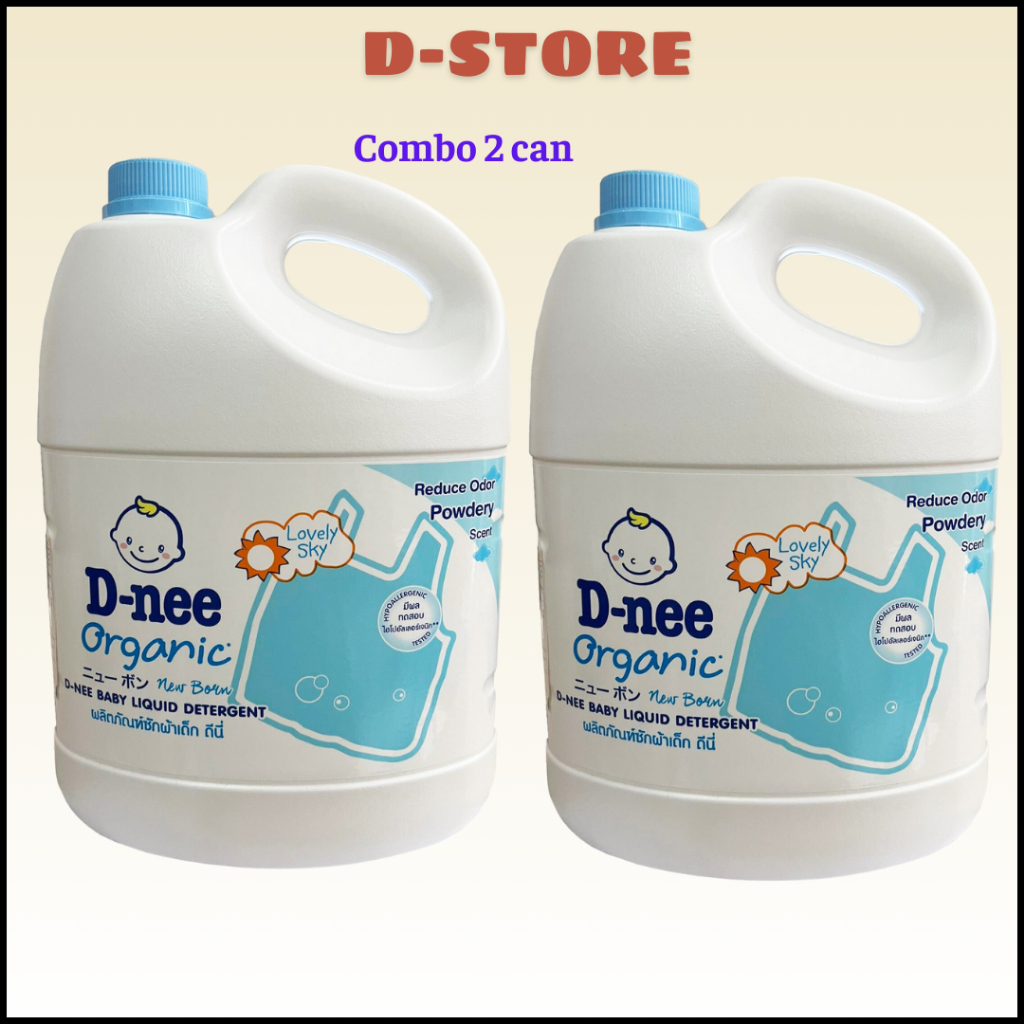 Combo 2 can Dnee xanh dương 3000ml