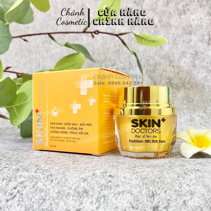 Kem Skin Doctors Nhật Bản Ngừa Nám, Tàn Nhang, Đồi Mồi, Đốm Nâu, Dưỡng Ẩm, Chống Nắng, Phục Hồi Da 18g