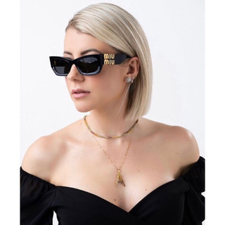 [KÍNH CÓ SẴN]  Kính M.iumiu mắt vếch phong cách thời trang trendy cao cấp