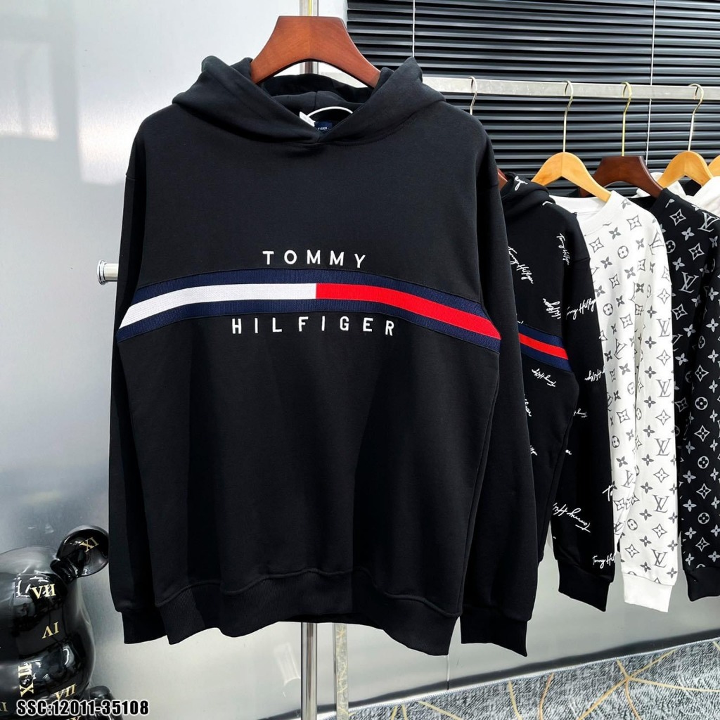 Áo Hoodie Zip NỈ Bông Phối Trơn Cực Dày Dănj