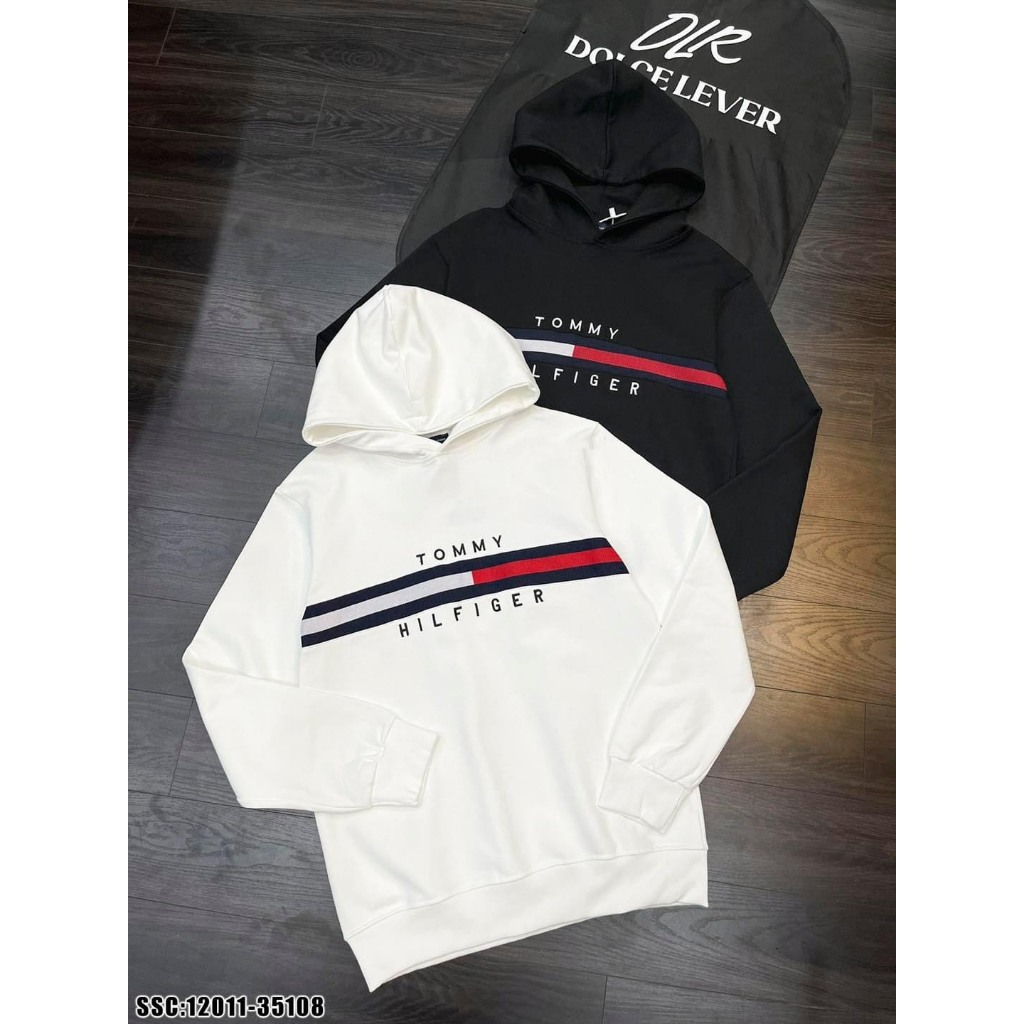 Áo Hoodie Zip NỈ Bông Phối Trơn Cực Dày Dănj