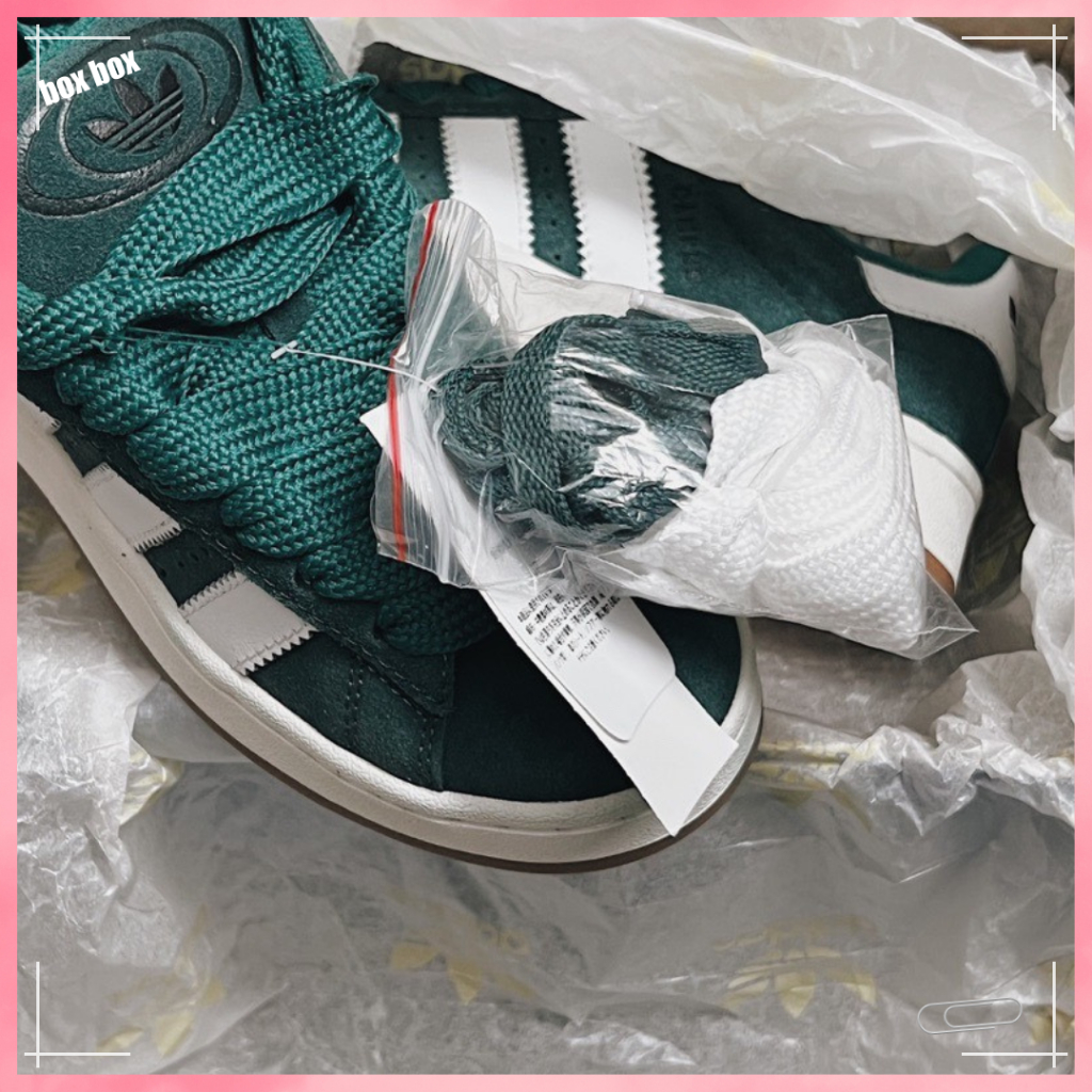 Giày Thể Thao Nam Nữ Campus Basic,Giày Nữ Campus Đi Học Giày Phối Da Lộn Màu Xanh Lá Full box Hàng Siêu Cấp