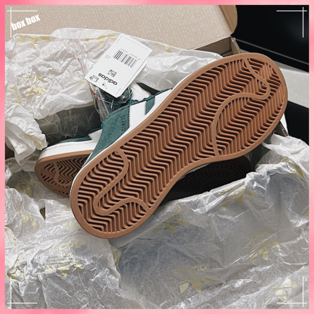 Giày Thể Thao Nam Nữ Campus Basic,Giày Nữ Campus Đi Học Giày Phối Da Lộn Màu Xanh Lá Full box Hàng Siêu Cấp