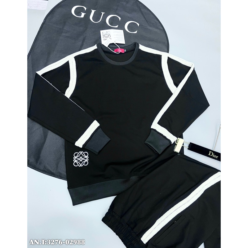 Bộ thu đông nam chất liệu dày dặn phối viền bản SUPPER hàng QC cao cấp