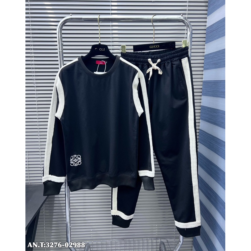 Bộ thu đông nam chất liệu dày dặn phối viền bản SUPPER hàng QC cao cấp