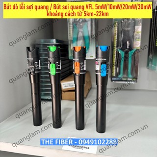 Bút dò lỗi sợi quang / Bút soi quang VFL 5mW/10mW/20mW/30mW khoảng cách từ 5km-22km