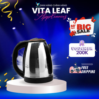 Ấm siêu tốc Vita Leaf - Ấm siêu tốc 2L đun sôi siêu nhanh công nghệ inverter hàng chính hãng cao cấp