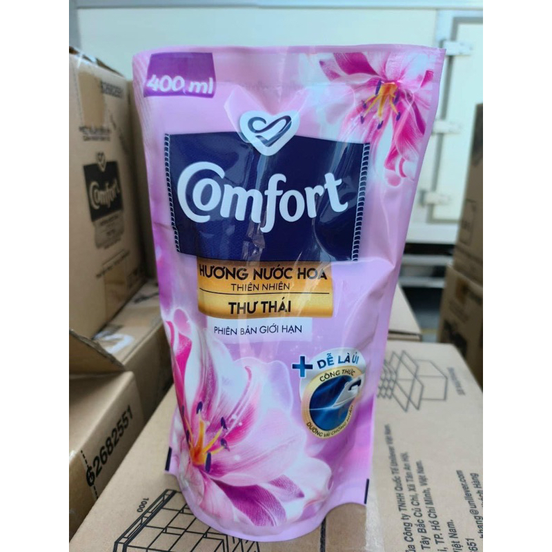 Nước Xả Vải Comfort - chống nhăn , cho da nhạy cảm, Hương nước hoa Đậm Đặc 120ml