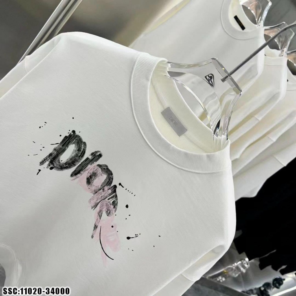 Áo Sweater Nỉ Bông in Họa Tiết Chữ Sau Lưng Phối 3 Màu Trắng, Nâu, Đen Trẻ Trung