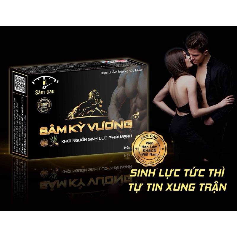 Viên Uống Sâm Kỳ Vương, Bổ Thận, Tráng Dương, Tăng Cường Sinh Lý Tức Thì
