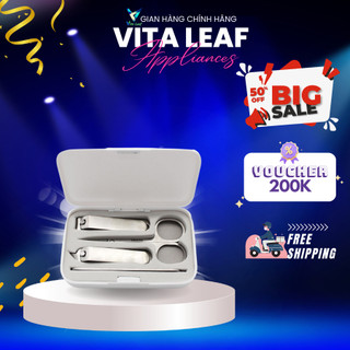 Bộ bấm móng tay cao cấp Vita Leaf chất liệu thép không gỉ 4 món zwilling hàng nhập khẩu chính hãng