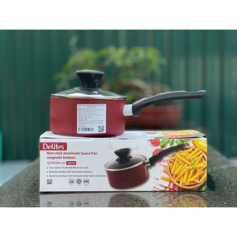 Quánh CHỐNG DÍNH BABY ELMICH EL -  ĐÁY TỪ SIZE 16CM