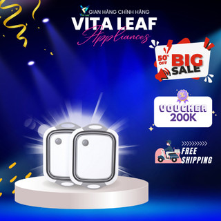 Thớt nhựa kèm bồn rửa chén Vita Leaf thông minh đa năng hàng cao cấp có thể gấp gọn 3 trong 1 dụng cụ nhà bếp thông minh
