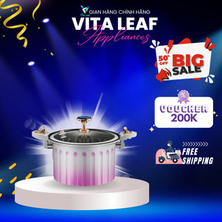 Nồi áp suất Vita Leaf dung tích10L bán kính 28cm chống dính đa năng hầm công suất lớn hàng chính hãng cao cấp