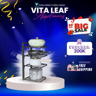 Kệ để đồ nhà bếp Vita Leaf Giá để đồ nhà bếp đa năng thép chống gỉ cao cấp có thể điều chỉnh