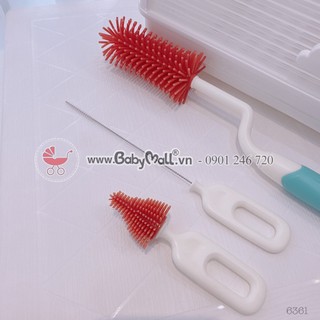 Bộ cọ bình sữa sillicon kèm đế cắm