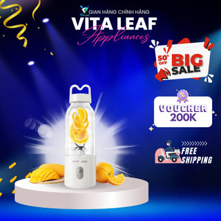 Máy xay sinh tố Vita Leaf meet juice đa năng siêu nhỏ gọn hàng chính hãng cao cấp bảo hành 24 tháng