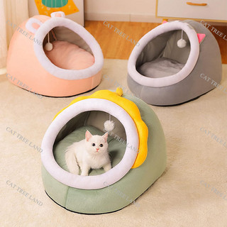 Đệm ngủ chó mèo ấm áp - nhà ngủ, tổ ấm thú cưng, có thảm bông êm ái