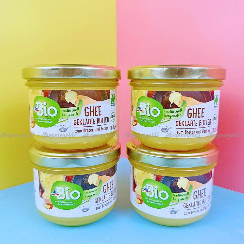 Bơ Gee hữu cơ Dmbio Cho bé ăn dặm từ 7m hàng nội địa Đức 180g Shopmegold1