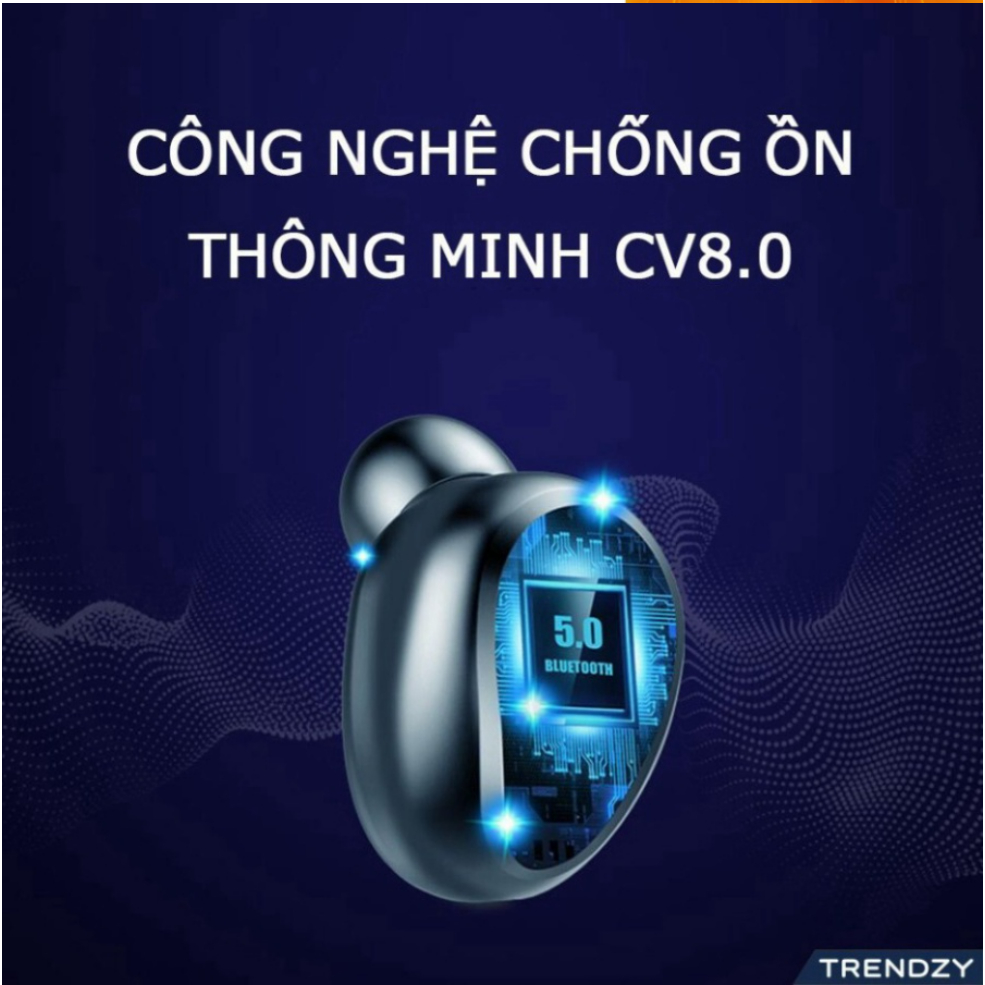 Tai Nghe Bluetooth Không Dây Amoi F9 Nút Cảm Ứng Chống Nước IPX5, Chống Ồn Bản Quốc Tế - Racadoy