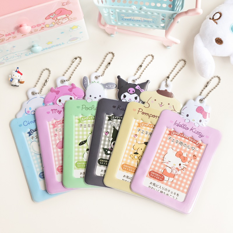 Holder card cute, thẻ đựng card cute đáng iu. Holder kuromi, holder card melody.