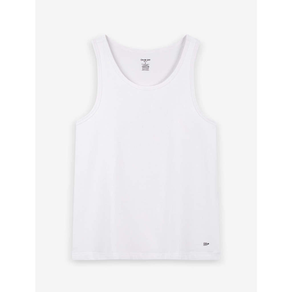 Áo ba lỗ nam cotton compact thấm hút mồ hôi làm mát nhanh ONOFF 18IA23A017