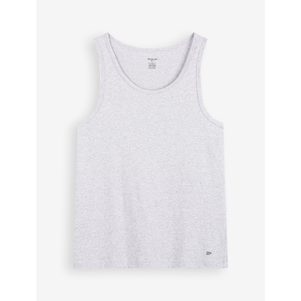 Áo ba lỗ nam cotton compact thấm hút mồ hôi làm mát nhanh ONOFF 18IA23A017