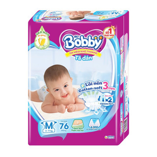 Hcm bỉm tả dán bobby s80, m76, l68 date mới liên tục
