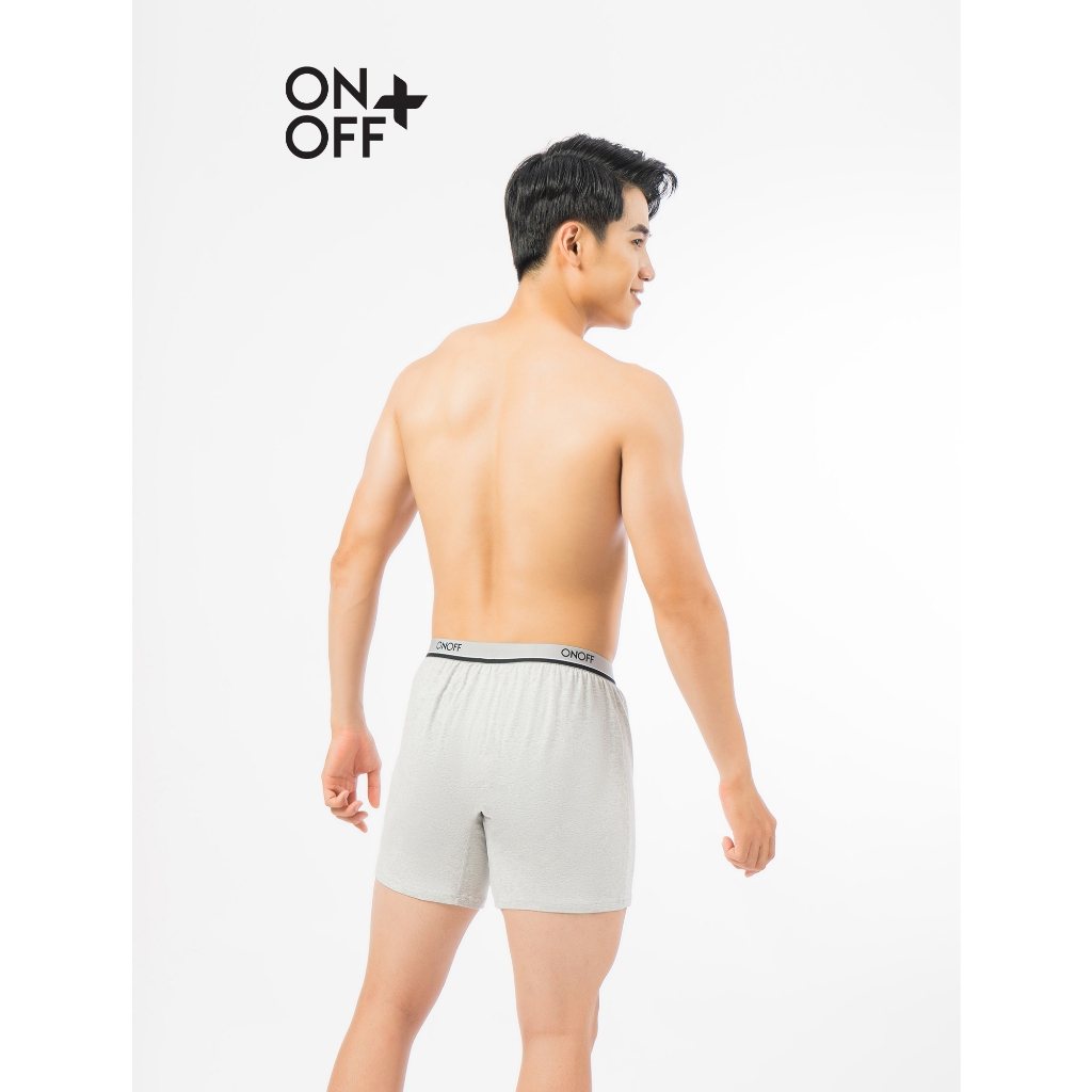 Quần lót nam cotton 2 in 1 dáng boxer kháng khuẩn thấm hút mồ hôi ONOFF 18UK23A038