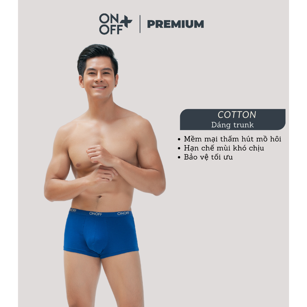 Quần lót nam cotton kháng khuẩn thấm hút chính hãng ONOFF - 18UO23A243