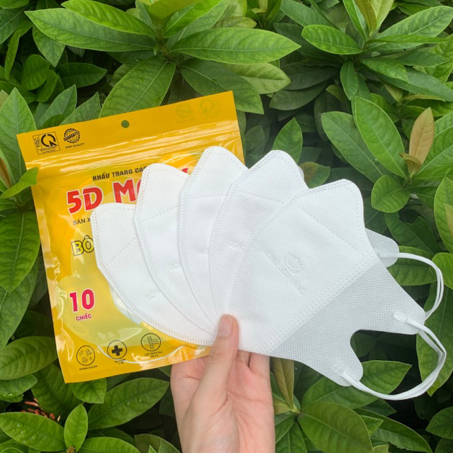 Thùng 200c Khẩu trang 5D Bông Sen Vàng