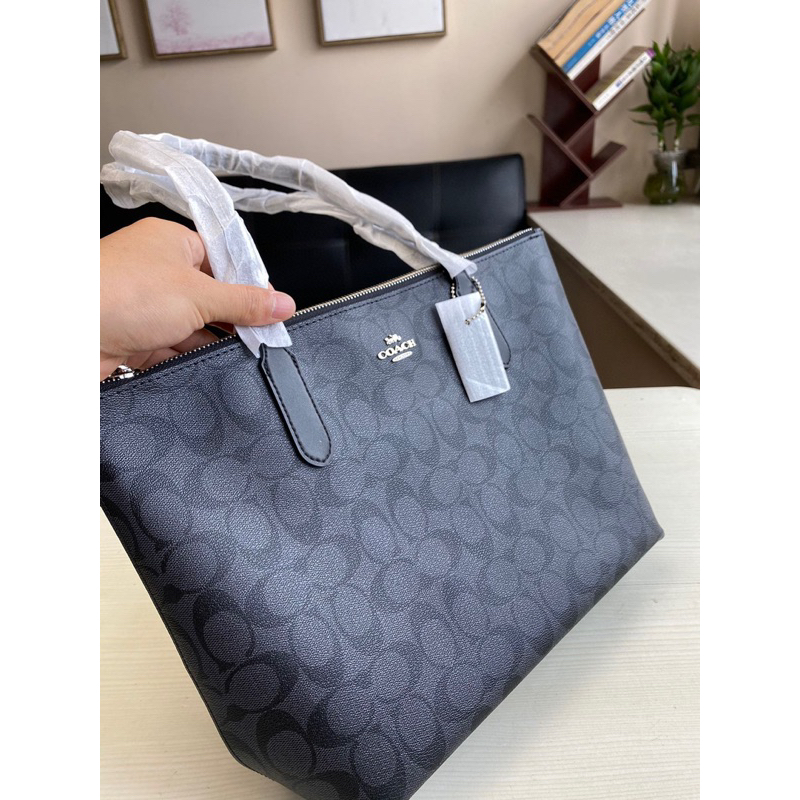 Túi coach zip tote đeo vai