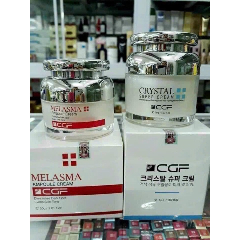 Kem ngày + kem đêm CGF - Trắng da, tr ị nám tàn nhang