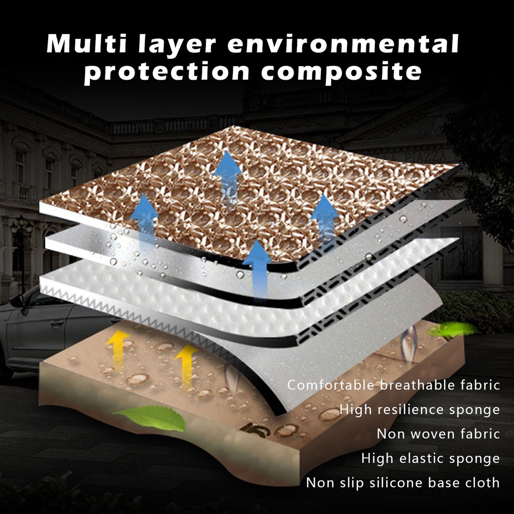 Đệm Lót Ghế Ô Tô Bộ 3 Món Bốn Mùa Đa Năng Đơn Vải Lanh