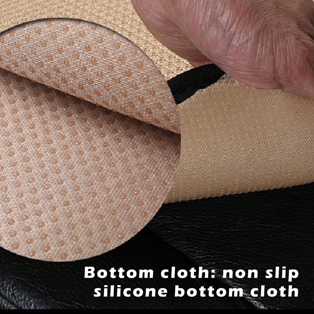 Đệm Lót Ghế Ô Tô Bộ 3 Món Bốn Mùa Đa Năng Đơn Vải Lanh