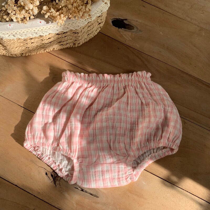 Quần bí xô muslin cho bé trai bé gái